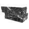 Msi Marquina Nero Spltface Ledger Panel "6 X 18" "L" Corner Marble Wall Tile, 6PK ZOR-PNL-0039 - alternate 3